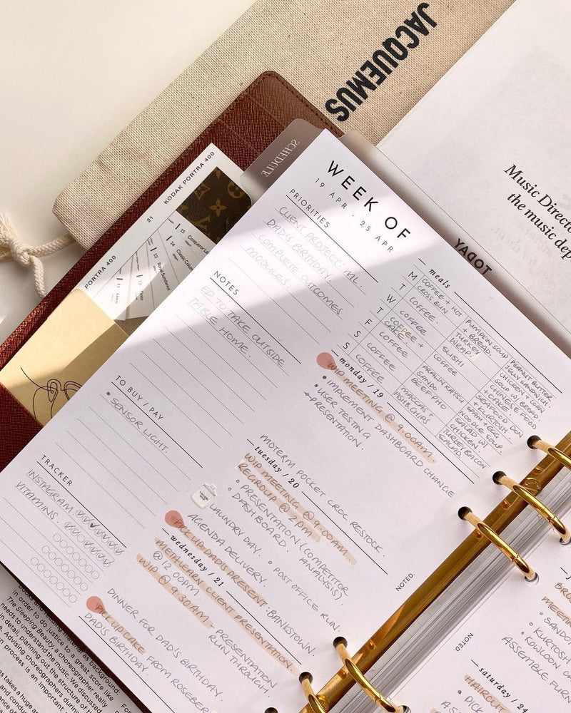 Six-Ring Planner Practical Uses