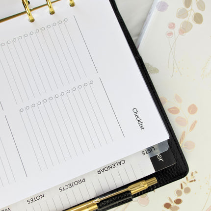 A5 Six-Ring Planner Bundle | All-In-One Personal Organizer